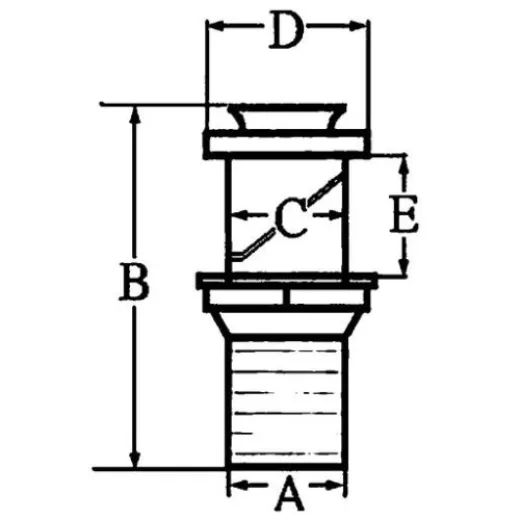 Allpa Niro Borddurchlass Für Auspuff Mit Niro Klappe, Ø38mm
