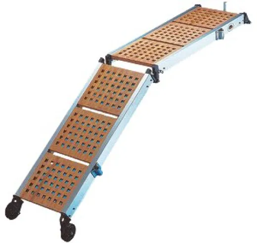 Allpa Satz Aluminium Geländer (2x) Mit Handleine, Für Gangway (S290/S293-Serie)