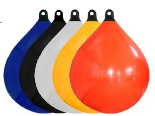 Allpa Solid Head Boje, Ø450, L=620mm, Dunkelblau Mit Schwarzem Kopf (Größe 2)