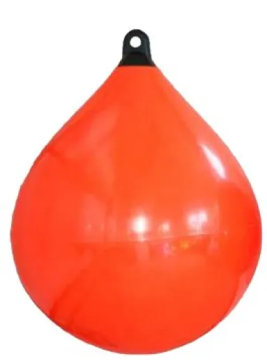 Allpa Solid Head Boje, Ø650, L=880mm, Orange Mit Schwarzem Kopf (Größe 4)