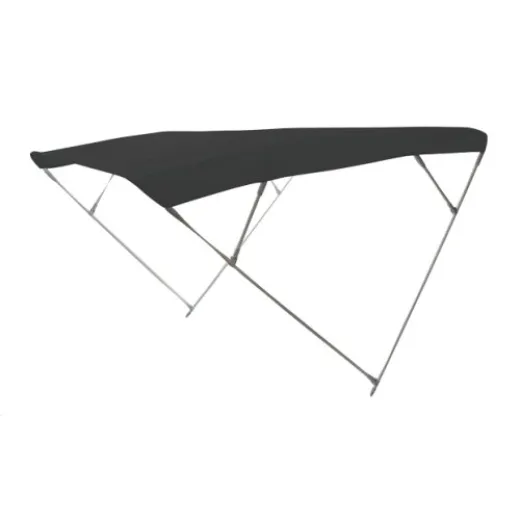 Allpa Sonnen-Top Modell Wilma, Schwarz, 255x240x140cm; Aluminium Streben