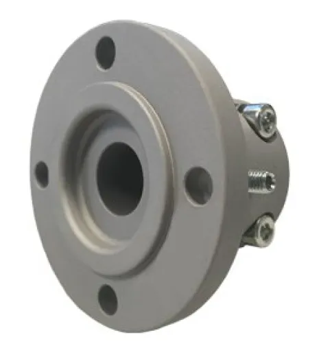 Allpa Stählerner Klemmflansch Mit Zentrierrand, Ø45mm-Welle, Zentrierrand Ø63,5mm, Lochkreis Ø108mm, 4x Ø12mm