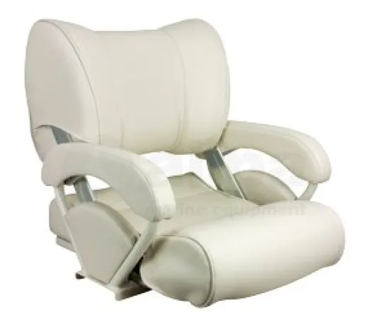 Allpa Steuerstuhl Modell Twin 46 Flip-Back & Up, Weiß