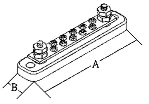 Allpa Verbindungsstreifen (Platte Aus Zinn. Abs-Basis), 10-Verbindungen, 150a, 152x31mm