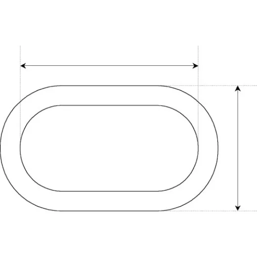 Allpa Verzinkte Ankerkette Din766, 8mm, Liefermenge 50m (Preis Pro Meter)