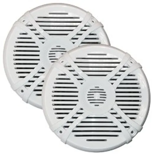 Allpa Wasserdichter Lautsprechersatz, 200w, Ø165mm, Weiß (Satz Von 2)