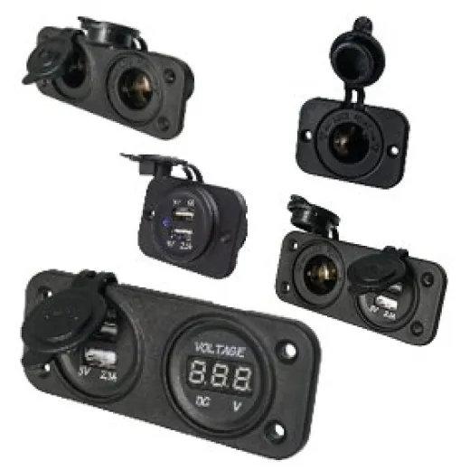 Allpa Wasserdichte Einbau Steckdose 12v, Inkl. Abdeckung