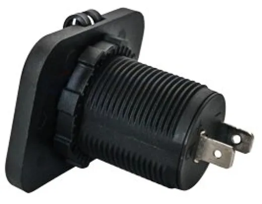 Allpa Wasserdichte Einbau Steckdose 12v, Inkl. Abdeckung