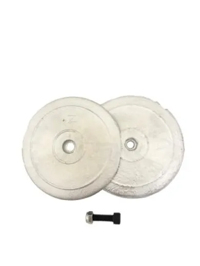 Allpa Zink Runde Rudderblattanoden Ø90mm (Satz)