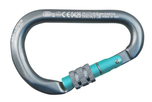 Alu-Karabiner HMS CLASSIC SCREW SLEEVE schwarz