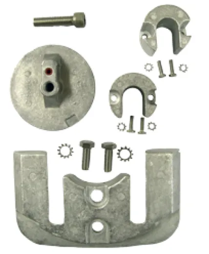 Aluminium Anode Kit Navalloy, Bravo-2, 1989 - Present & Bravo-3, 1989 - 2003