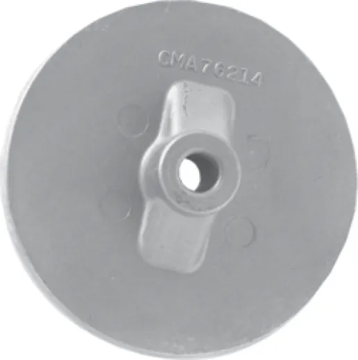 Aluminium Anode Mercruiser/Z-Antrieb/Mercury Outboard, Circular Plate (Oem 76214-5)