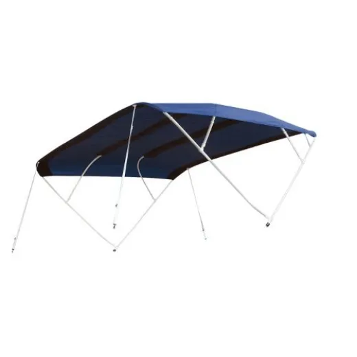 Allpa Sonnen-Top Modell Sixty, Navy, 200x156x252cm; Aluminium Streben