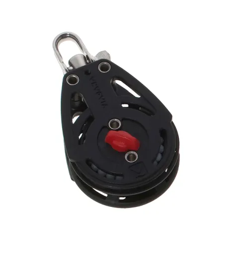 Aluminium Einscheibenblock Kugelgelagerter Ratschenblock 10mm