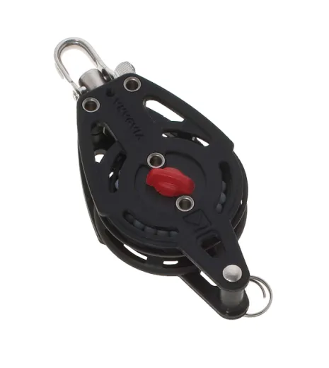 Aluminium Einscheibenblock Kugelgelagerter Ratschenblock (Mit Unterbügel) 10mm