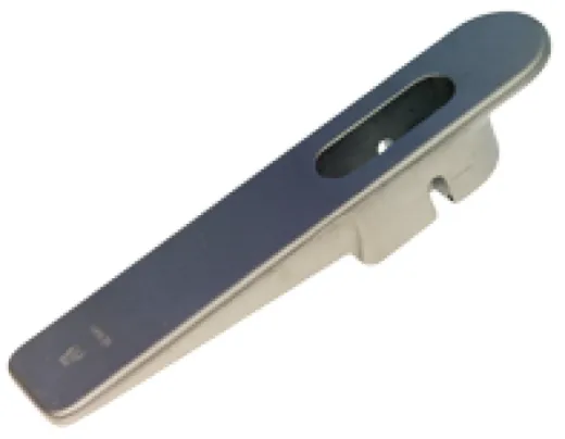 Aluminium Kneifklampe, L=90mm, Max. Leine Ø10mm