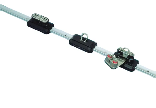 Aluminium Kugelgelagerter Travellerschlitten Mit Shackle, L=115mm, Arbeitslast=270kg