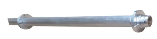 Aluminium Stevenrohr Ø60x44mm, L=1500mm Für Ø35mm Propellerwelle Mit Rohrklemme