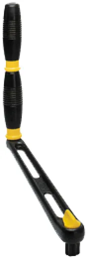 Aluminium Winsch-Kurbel, L=250mm, Gewicht 0,54kg, Doppelgriff