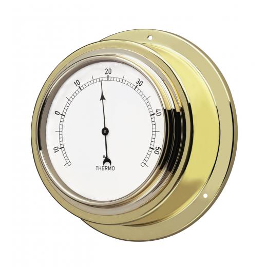 Analoges Thermometer aus Messing