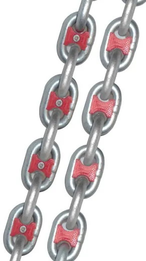 ANCHORIGHT Ankerkettenmarkierer zum Schrauben PLA/A4 10mm rot 5St.