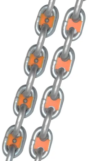 ANCHORIGHT Ankerkettenmarkierer zum Schrauben PLA/A4 8mm orange 5St.