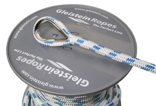 Anker-Bleileine PES weiß mit Kausch 10mm 35m lang