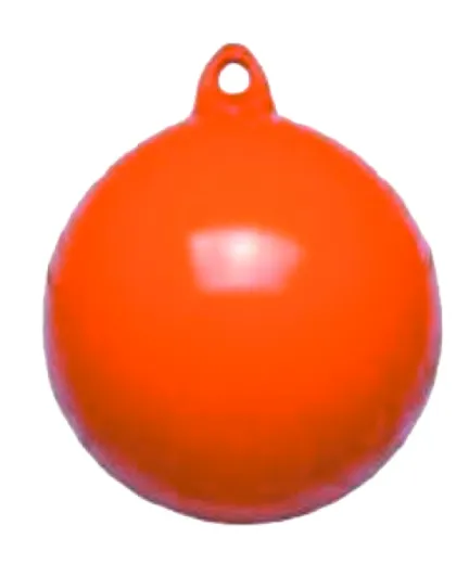 Ankerboje, Ø350mm, L=400mm, Orange (Größe 1), Mit 1 Auge