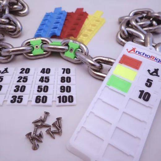 Ankerketten Markierungs Set 10mm (6Farben a 5Stk.)