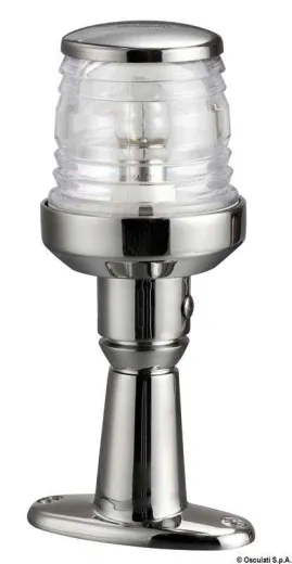 Ankerlicht Edelstahl auf kleinen Fuß (BA15D)