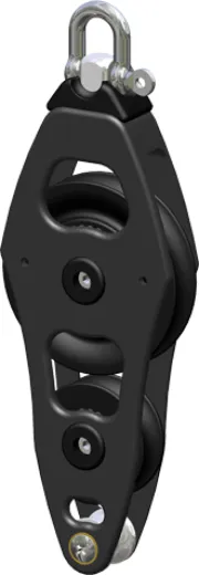 Antal Aluminium Blöcke Serie Opf-60, Kugelgelagert, Single Fiddle Blöcke + Becket (Unterbügel)