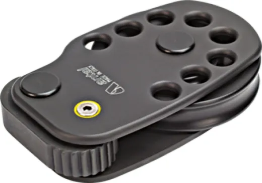 Antal Aluminium Einzeln Deckblock Mit Feder Stopper, Ø125mm, Scheibe Für Ø10-18mm Leine, Arbeitslast 3500kg, Rechts