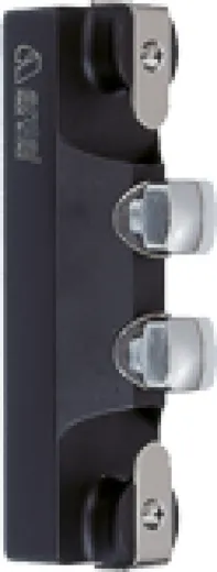 Antal Aluminium Halyard Slider 40x8, L=210mm, B=60mm, Arbeitslast 5800kg (Double Pin)