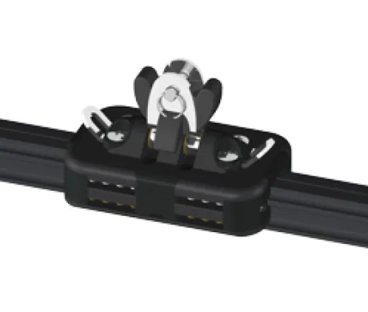 Antal Aluminium Kugelgelagerter Travellerschlitten Typ 100 (Für Umlenkrollen)