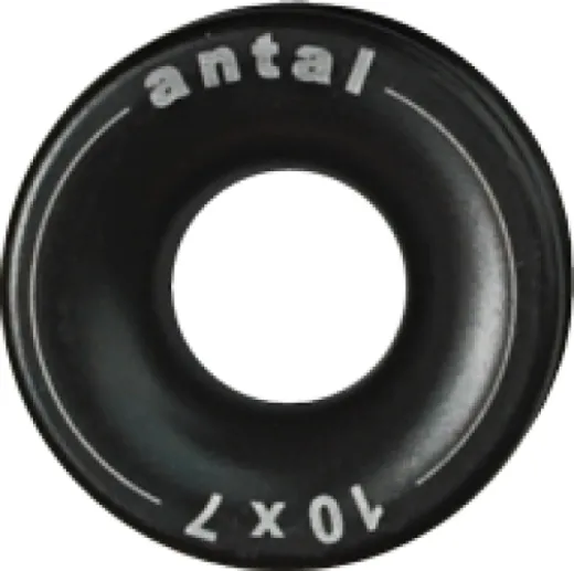 Antal Aluminium Low Friction Ring, D1=10mm, D2=25mm, Ø=7mm, T=12mm, Arbeitslast 800kg