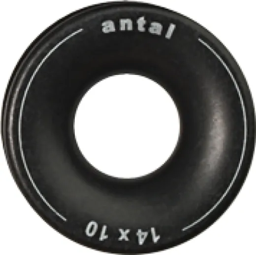 Antal Aluminium Low Friction Ring, D1=14mm, D2=35mm, Ø=10mm, T=15mm, Arbeitslast 1600kg