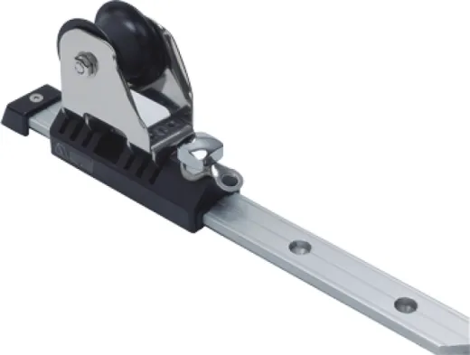 Antal Aluminium/Niro Genuaschlitten 40x8, Mit Rolle, 160x60x142mm, Arbeitslast 3800kg