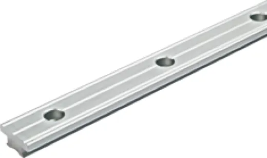 Antal Aluminium T-Schiene 40x8, Lochmaß Ø8mm, Lochabstand 100mm (Silbereloxiert)