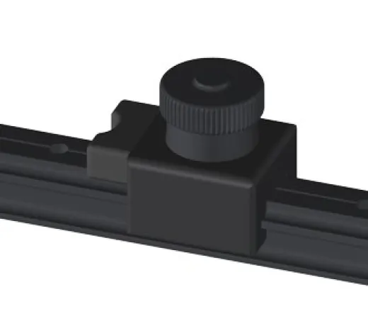 Antal Aluminium Verstellbarer Stopper 26x20mm (2x)