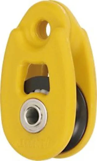 Antal Kunststoff Mini Snatch Block, Gelb