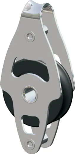 Antal Niro 316 Mini Blöcke Serie 34x6, Kugelgelagert, Single U-Head Blöcke + Becket (Unterbügel)