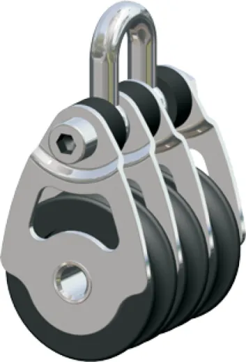 Antal Niro 316 Mini Blöcke Serie 34x6, Kugelgelagert, Triple Blöcke