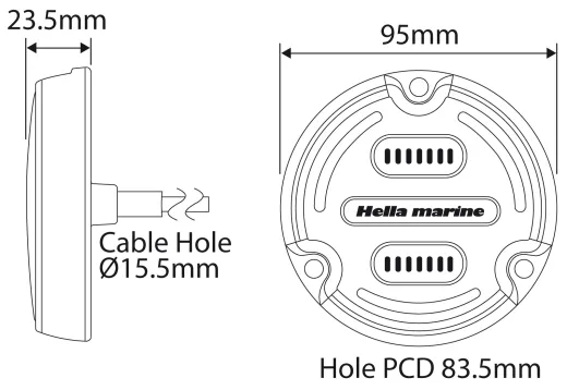APELO2 Unterwasser RGB AL grau BULK