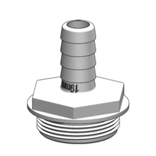 Aquavalve Tule (1 1/2" x 19, weiß)