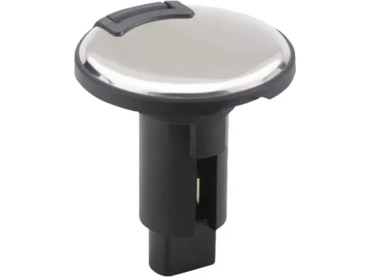 Attwood Einbau-Montage-Fuß Lightarmor rund Edelstahlkappe