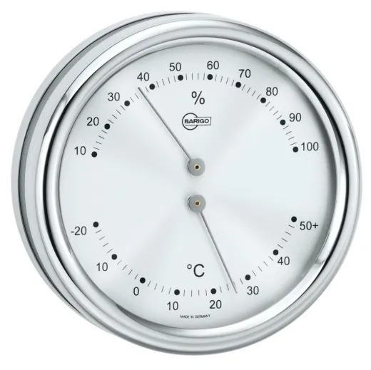 BARIGO Typ Orion Quarzuhr poliert SkalØ100mm