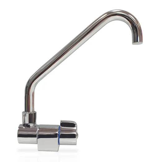 BARKA Wasserhahn, schwenk- und klappbar MsCr mit Gewinde 3/8