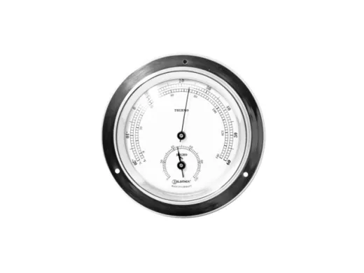Barometer 84x110mm verchromt