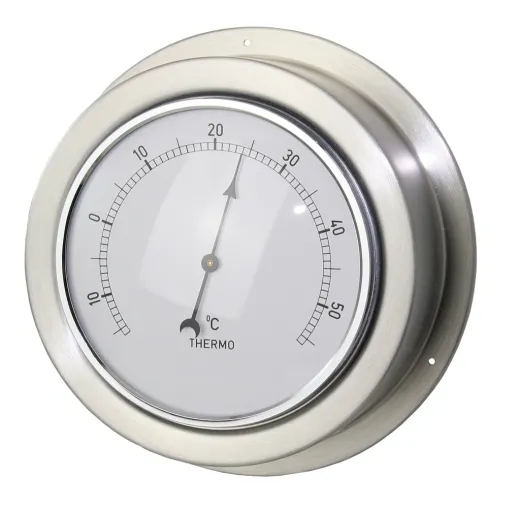 Barometer Edelstahlgehäuse Ø140mm