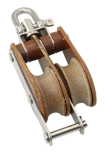 BARTON TUPHblox Doppelblock 20mm, Seil 8mm, Wirbelschäkel/U-Bügel